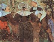 Paul Gauguin, The Four Breton girl
